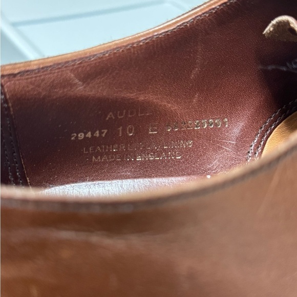 Men’s Crockett & Jones Audrey Brown Calf Leather Oxford Shoes- Size 10 main image 15